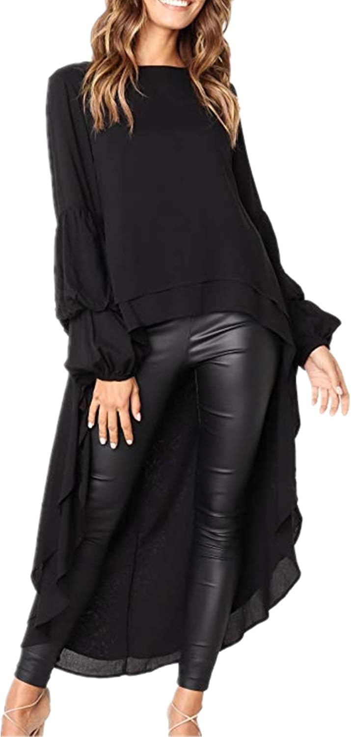 high low long sleeve top