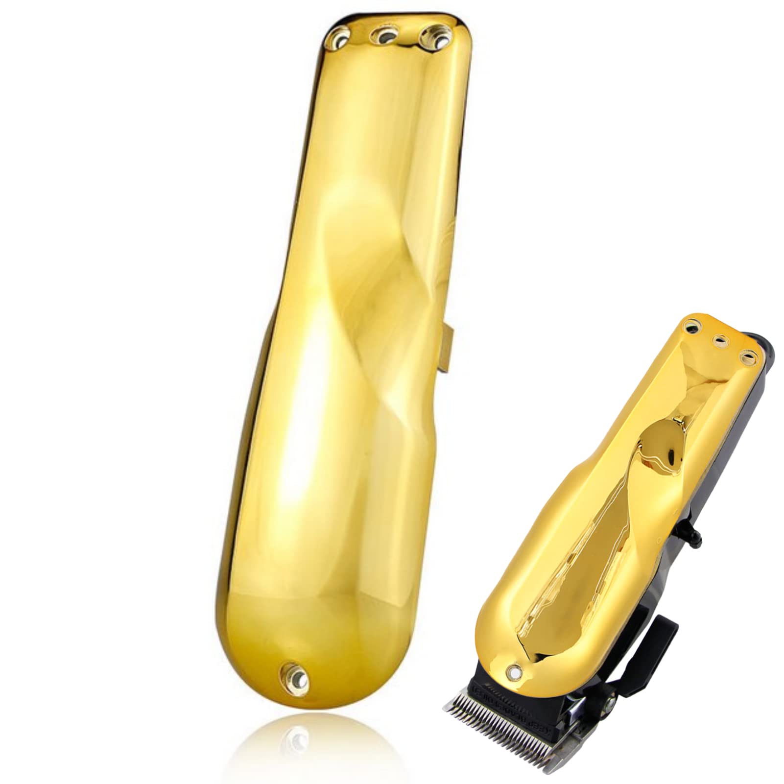 Electric Hair Cutter Clipper Housing Protective Shell​​ Accessory for ​ - Stylish, Durable, and Easy to Install(Electroplate golden)