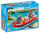 PLAYMOBIL Inflatable Boat with Explorers