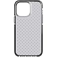 Tech21 Evo Check Designed for iPhone 14 PRO case Cover with 16 feet Drop Protection - Smokey Black
