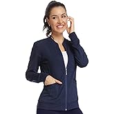 JEYONG Women's Zip Front Warm-Up Jacket