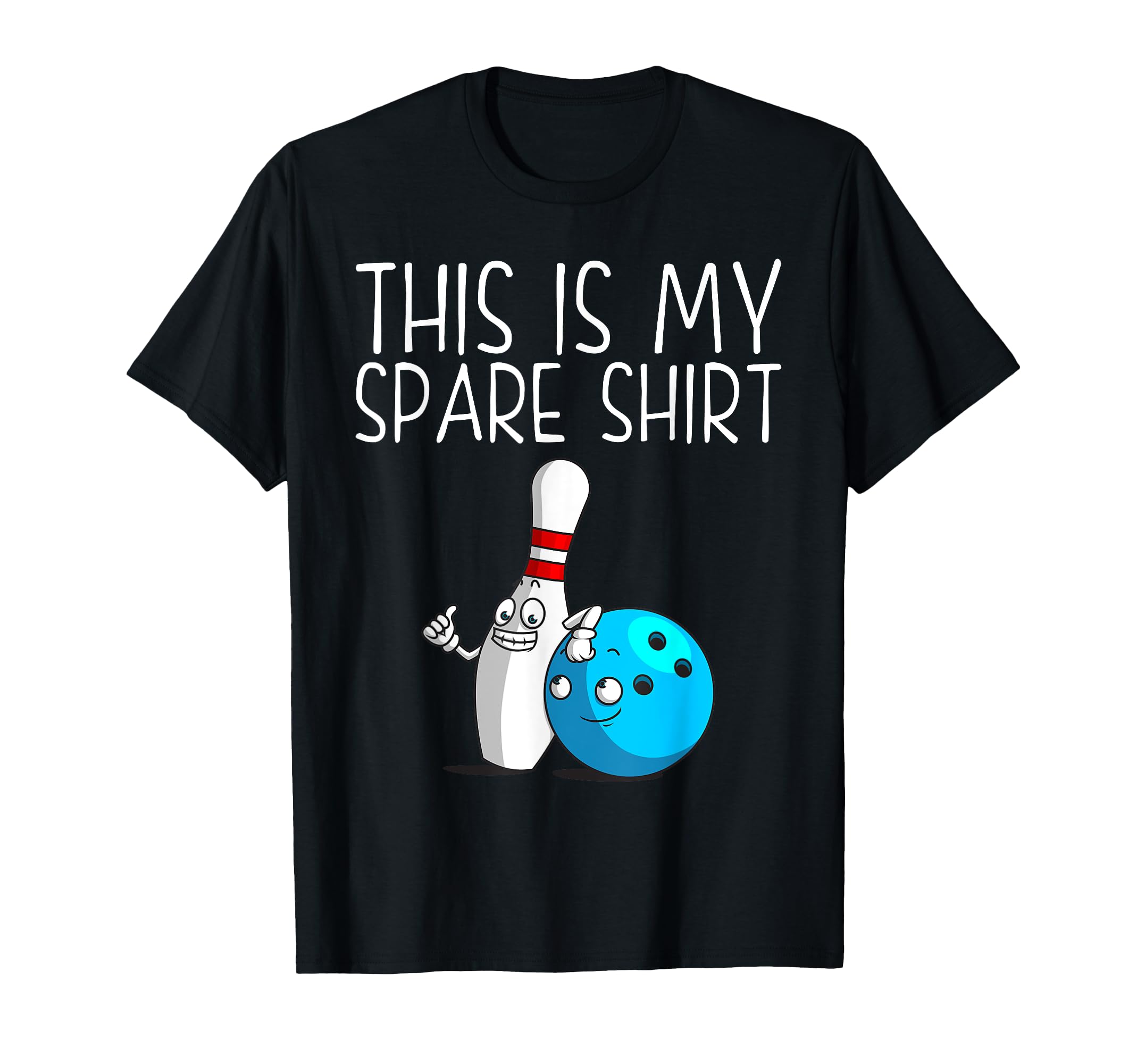 Photo 1 of Funny Bowling Gift For Men Women Cool Bowler Spare Ball Pin T-Shirt