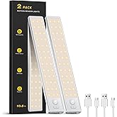 Under Cabinet Lighting - 10.5" Motion Sensor Light Indoor, Magnetic Wireless Closet Lights, Dimmable Led Night Light, Recharg