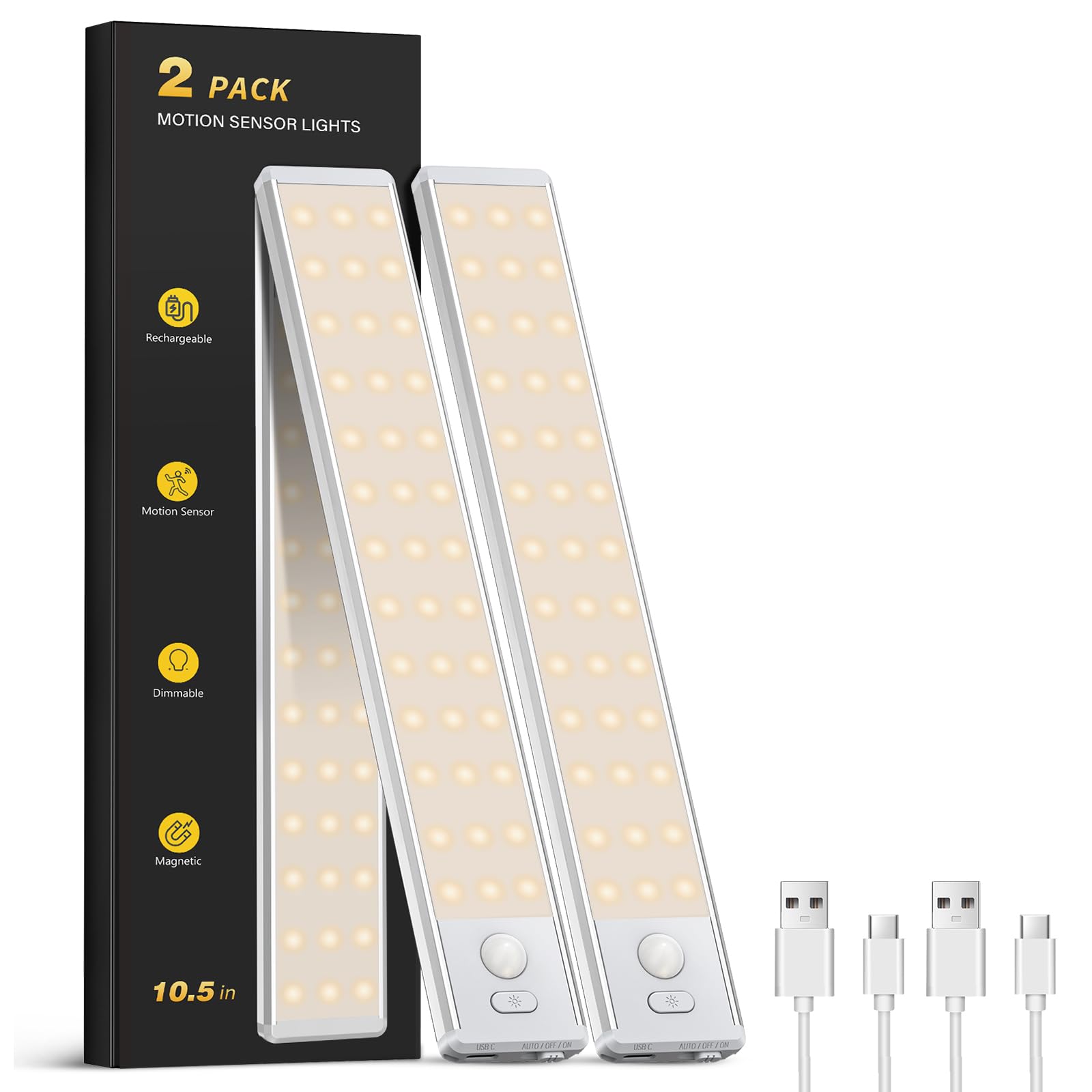 Under Cabinet Lighting - 10.5" Motion Sensor Light