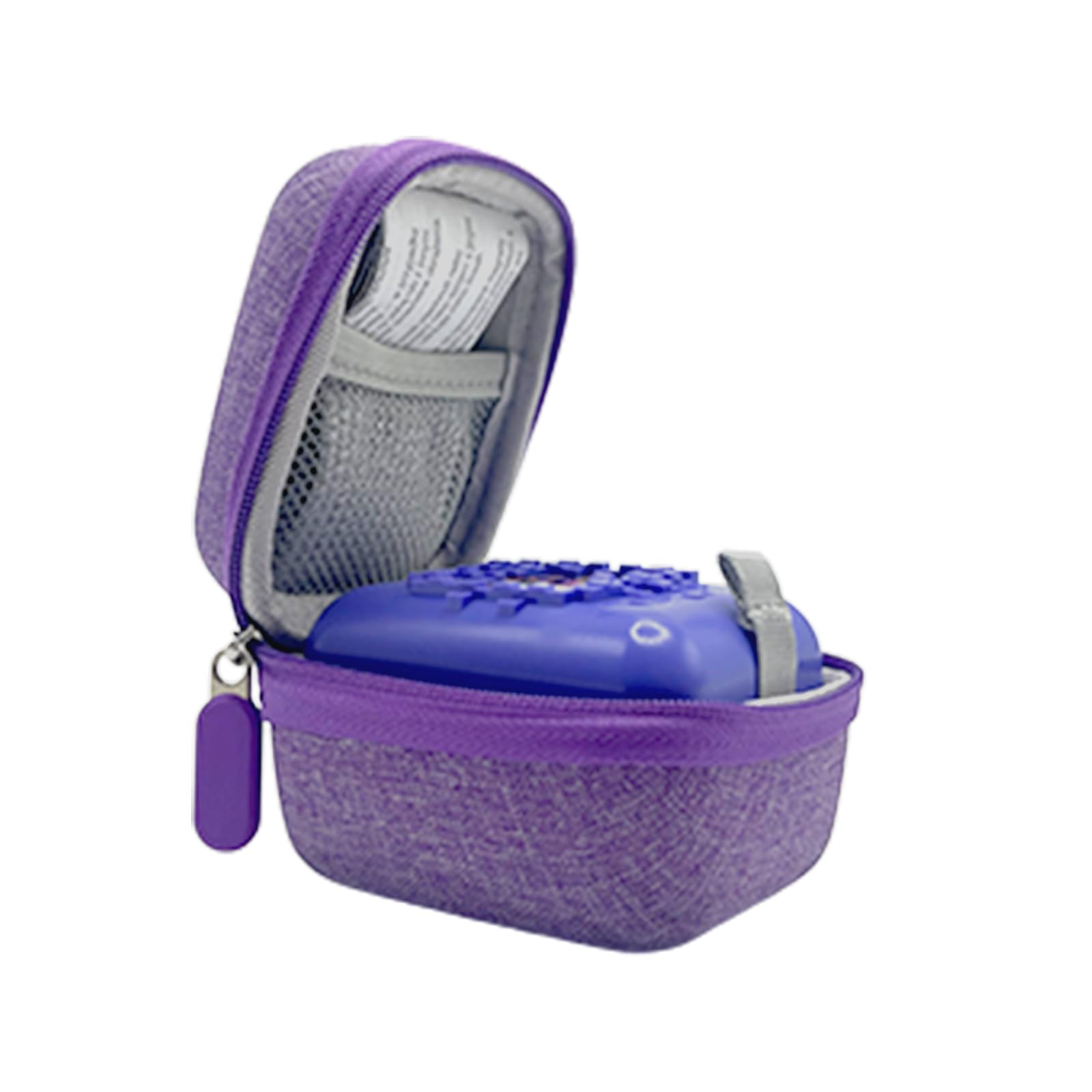 rokeblau Cute Protective Case For Bitzee Digital Pet/bitzee Disney/2024/2023/, Portable Carrying Mini Case With A Hand Strap, Cotton & Linen & Flannel Material Waterproof Shockproof (purple)