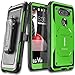 COVRWARE AEGIS Series CASE for V20 with Built-in [Screen Protector] Heavy Duty Full-Body Rugged Holster Armor Case [Belt Swivel Clip][Kickstand] - Green
