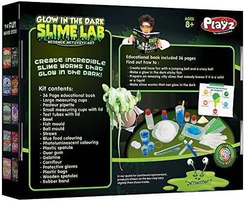 playz glow in the dark slime lab