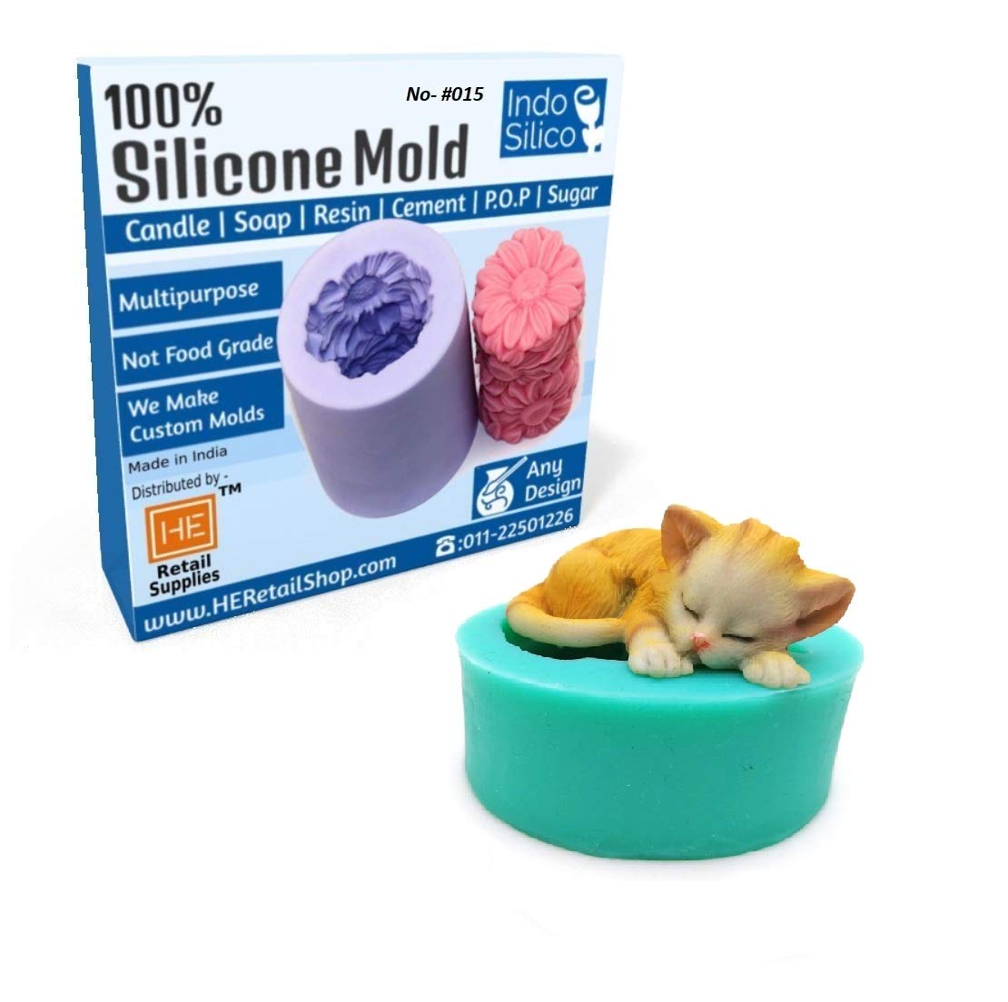 AMF 3D Kittens Silicone molds Lovely cat Animal Baking Tools Kitchen