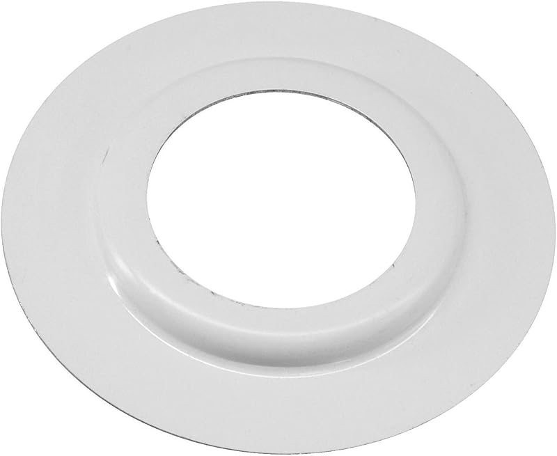 Funky Gadgets Pack of 2 White Metal Lampshade Reducer Ring 6 cm OD 2.9 cm ID
