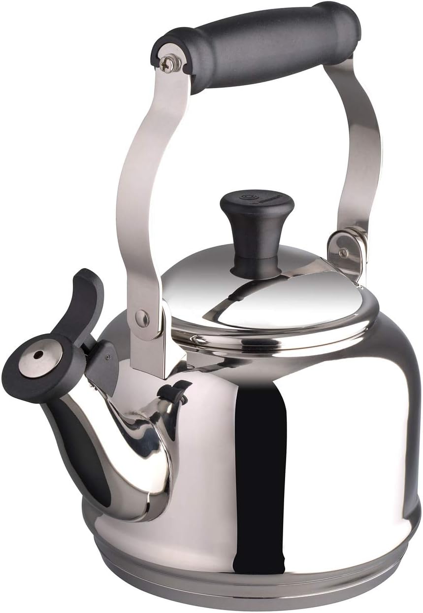 Le Creuset Kone Stove-Top Kettle with Whistle, Suitable for All Hob Types Including Induction and Cast Iron, Stainless Steel - Image 4