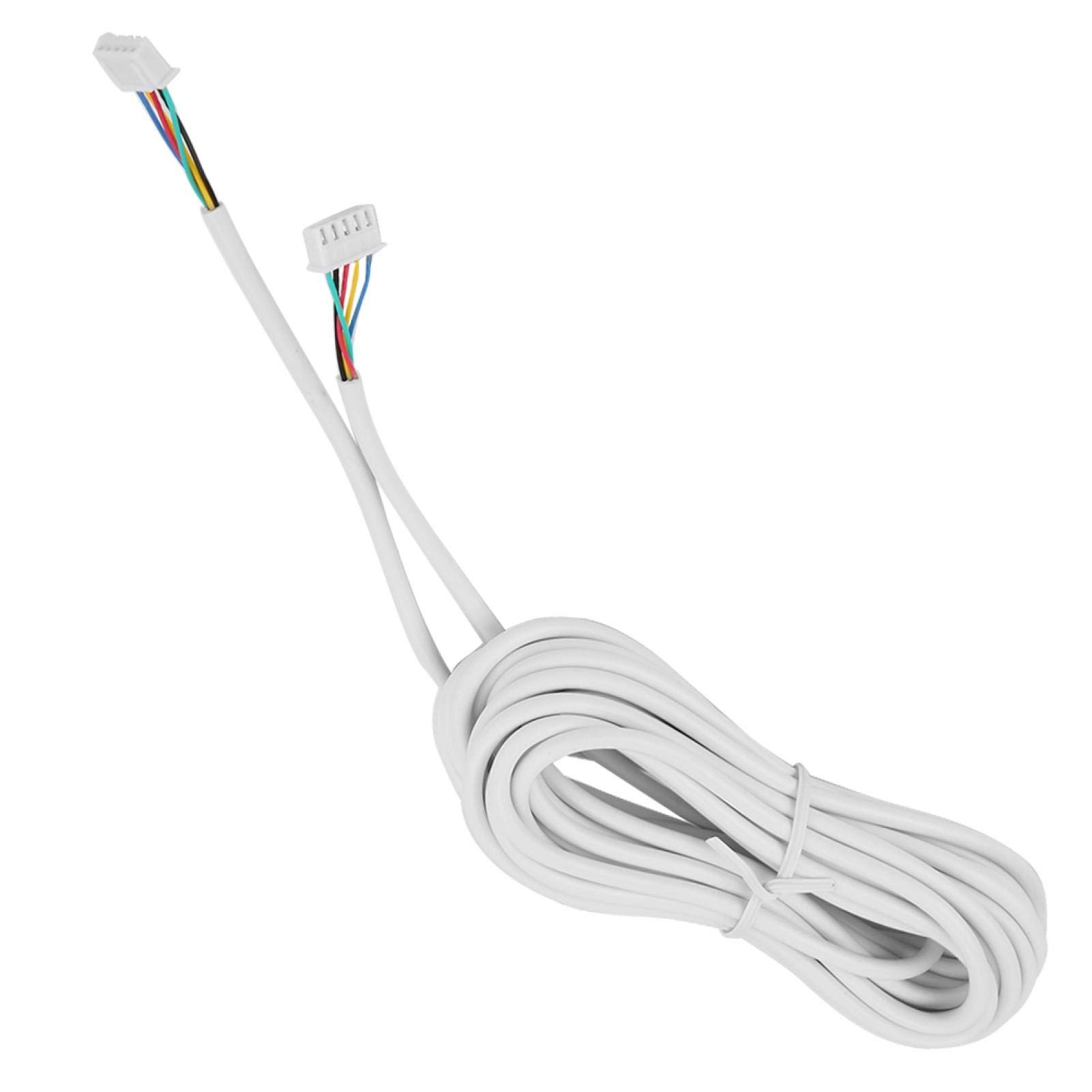 5-Core Round Flexible Copper Cable Fit for Video Doorbell Intercom System 15m 0.3mm²