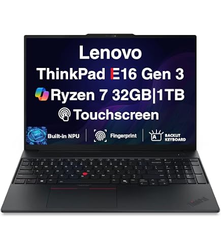 Amazon.com: Lenovo ThinkPad E16 Gen 3 Laptop, 16