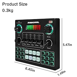 Bluetooth Audio Mixer Live Sound Card Audio