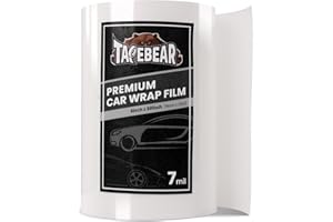 TAPEBEAR Paint Protection Film Clear Gloss 2Sheets x 6 Inch x 60 Inch, Self-Healing TPU Car Wrap Guard, 7mil Thick PPF Film, 
