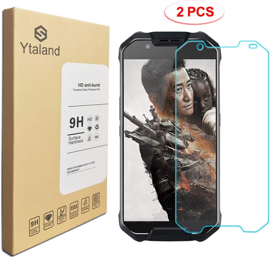 [2 Pack] For AGM X2 Screen Protector, Tempered Glass Anti-fingerprints Thin 9H Hardness Screen Protector For AGM X2 / AGM X2 SE