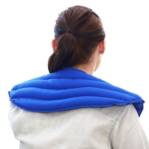 My Heating Pad Neck & Shoulder Wrap Hot & Cold Therapy Neck Strain Relief (Blue) Amazon.ca