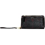 Tutilo Womens Handbag Accessories Feature Zip-Around RFID Protection Clutch Wristlet with Removable Pouch