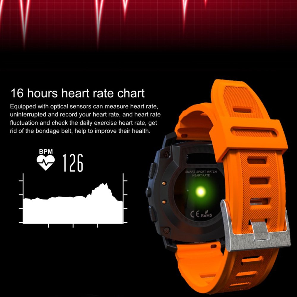 Amazon.com: BOND S928 GPS Watch Real-time Heart Rate Tracker ...