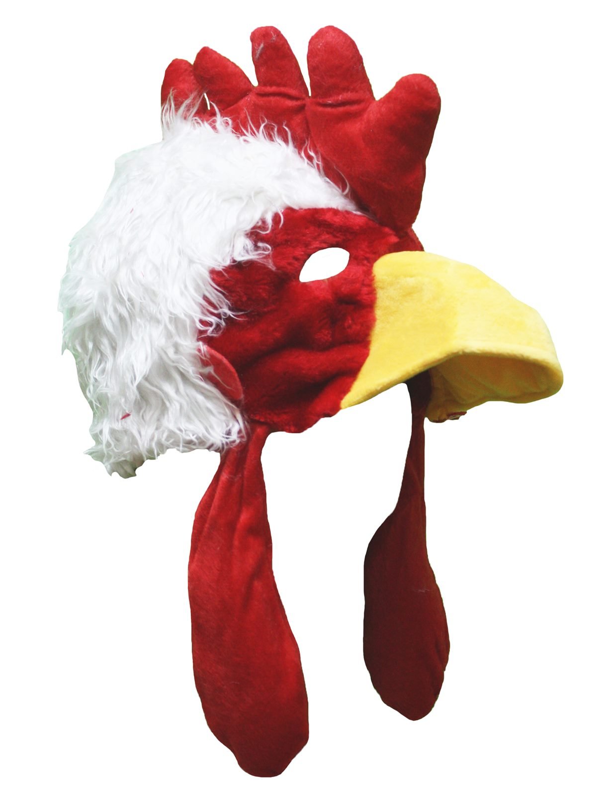 Photo 1 of Petitebella Chicken Costume Hat (White, One Size)