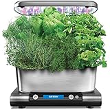 AeroGarden Harvest Elite with Gourmet Herb Seed Pod Kit, Stainless Steel