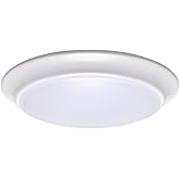 LIT-PaTH LED Flush Mount Ceiling Lighting Fixture, Dimmable 7 Inch 11.5W 900 Lumen, Aluminum Housing Plus PC Cover, Damp Loca