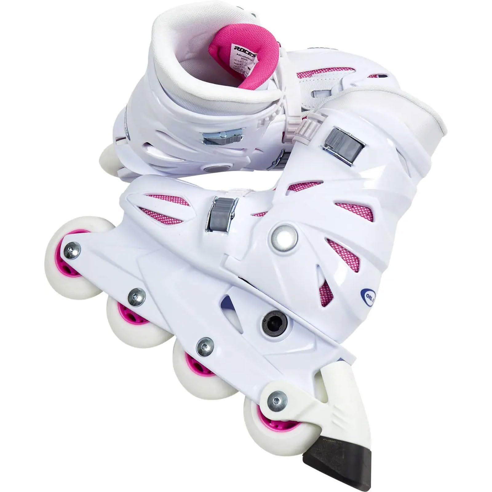 Roces Orlando III Outdoor Breathable Comfort Adjustable Size 4 Wheels Racing Inline Skates