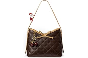 LOVEVOOK Purses for Women Soft Leather Hobo Handbags Quilted Crossbody Bag Designer Carteras Para Mujer Bucket Purse