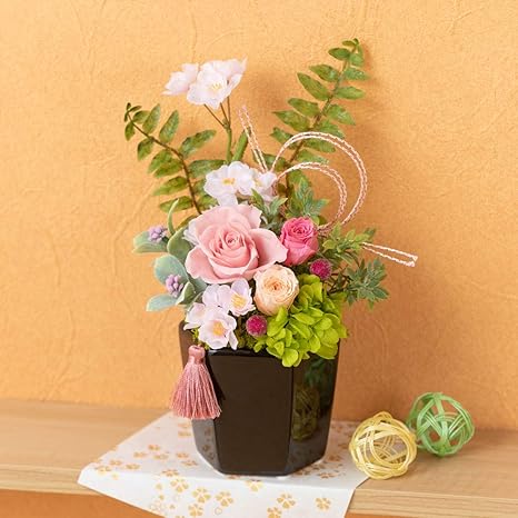 Amazon 桜のプリザーブドフラワー イイハナ ドットコム 彩桜 フラワーギフト プリザーブドフラワー オンライン通販