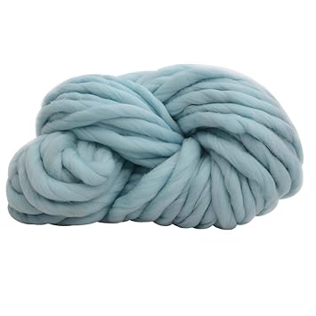 Tefamore Strickgarn Wolle Garn Super Soft Sperrige Armstricken Wolle Roving Croching DIY (F4)