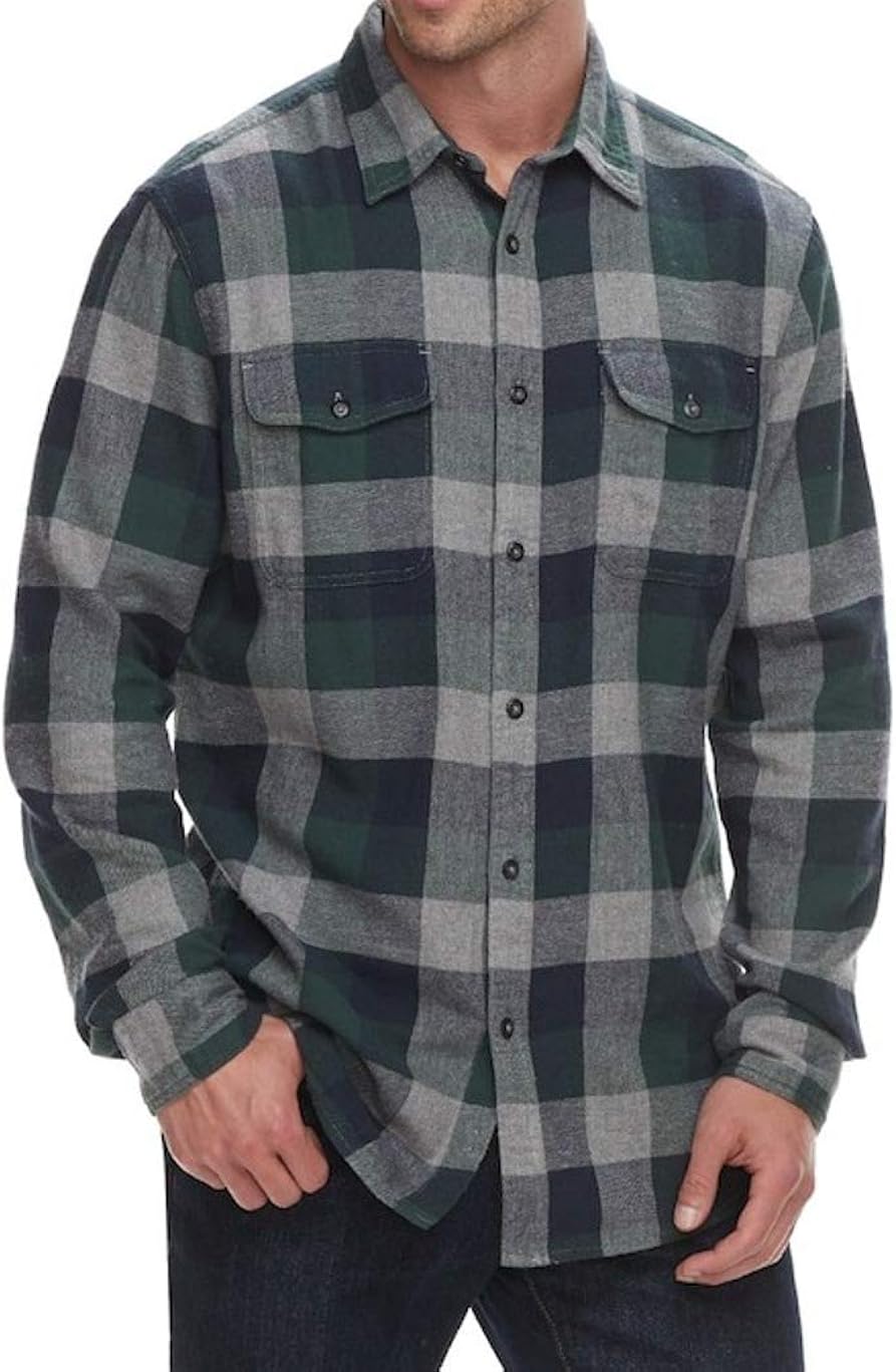 mens big and tall buffalo plaid shirt
