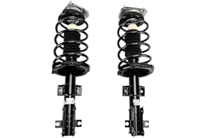 TRIL GEAR Front Pair Complete Struts Shocks Assembly with Coil Springs Replacement for Volvo 2001 2002 V70 2003-2007 XC70 Suspension Kit 11491 11492