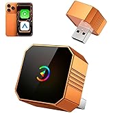 2-in-1 Wireless CarPlay for iPhone 2026 Upgraded, Wired to Wireless Car Play & Android Auto with 5.0GHz WiFi, Fast Auto-Connect, Plug & Play, Car Subwoofer Compatible with iPhone iOS 10+