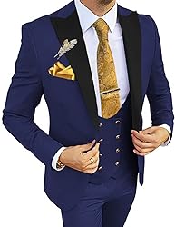 Wangyue Tuxedo for Men,3 Piece Suit,Slim Fit