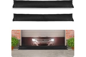 MAUKUDIR 2 Pcs Sandless Sand Bags for Flooding, Water Activated Flood Barrier 5ft x 8in Water Barrier, Reusable Absorbent Sandless Sandbag for Flooding Garage Basement Door Window Flood Control in Rainy Season