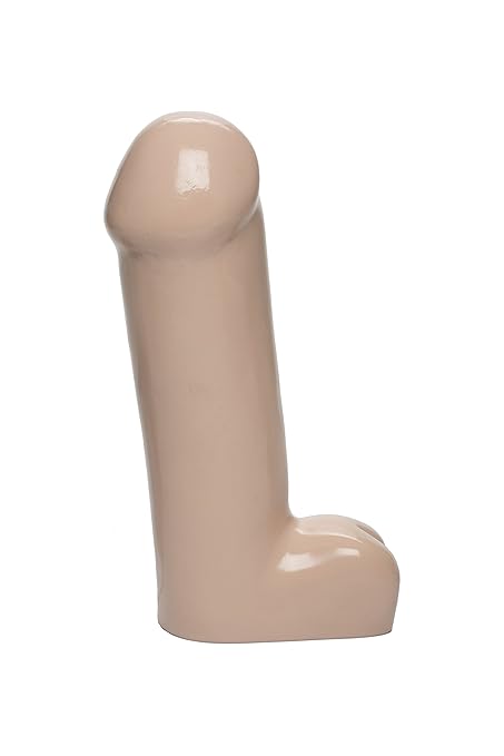 Doc Johnson DocJohnson - Giant Cock with Balls, black 11 inch - Riesen Dildo in Penis Form mit Hoden - hautfarben - circa 28 