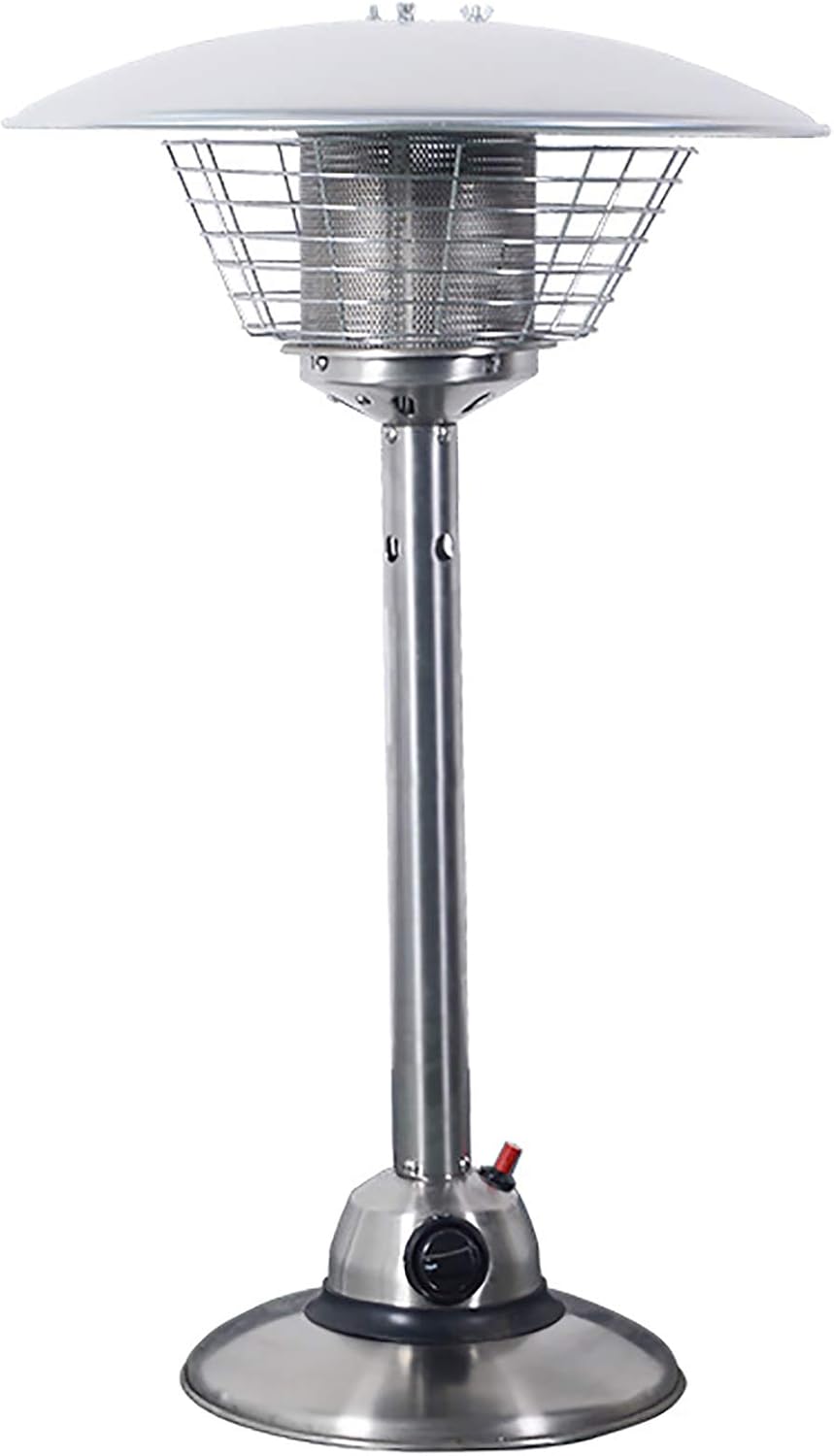 kindle living patio heaters on Amazon Com Charon Tabletop Gas Patio Heater Portable Outdoor Stainless Steel Home Burner Propane Or Butane Gas Bottle Low Energy For Gazebo Garden Camping Garden Outdoor