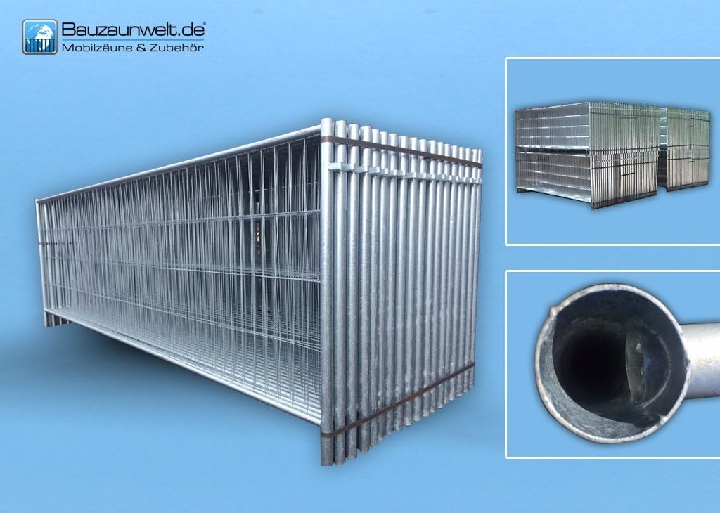 Bauzaun halbhoch - Abmessung: ca. 3,50 x 1,20 m: Amazon.de: Baumarkt