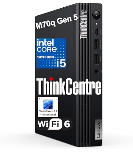 Amazon.com : Lenovo ThinkCentre M75q Gen 5 12RQ000KUS