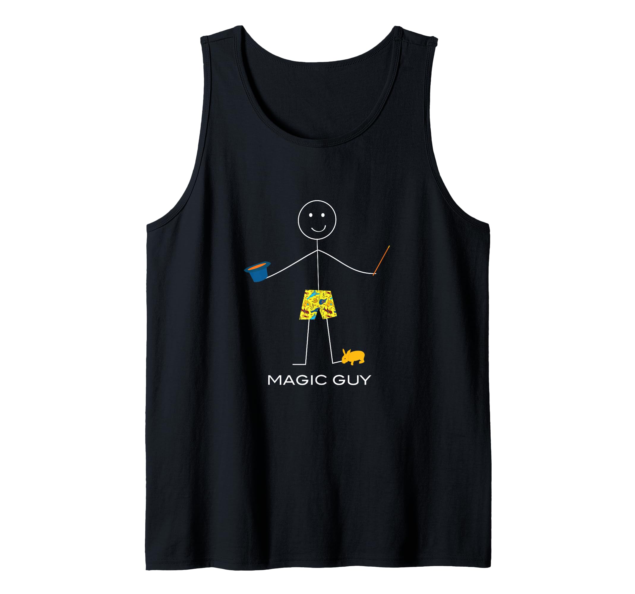 Mens Funny Mens Magic Guy, Boy Magician Tank Top