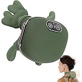 TREEFIA Siasoo Neck Massager - Bionic Heated Massager, Wireless Portable Neck and Back Massager, Electric Deep Tissue 4D Kneading Massage, Simulated Human Hand Design for Pain Relief (Green)