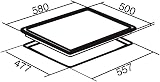 SIA 60cm Stainless Steel Digital Single Electric Oven And 4 Burner Gas Hob view 5