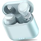 TOZO T6 Wireless Earbuds Bluetooth 5.3 Stereo Sound in Ear Headphones | OrigX Stereo Deep Bass, 40H Playtime, Lighter Ear buds, IPX8 Waterproof, wireless Charging Case, 32 EQs via APP Blue