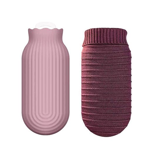 GSYYSZD Botella de Agua Caliente de Silicona, se Puede Calentar en ...