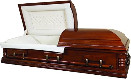 Amazon Com Overnight Caskets Lincoln Poplar Mahogany Finish W