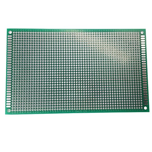 Maosifang 7x9CM 9X15CM Double Side Universal PCB Printed Circuit Board Prototype Kit for DIY Soldering Experiment and Electronic Designing - Thumbnail 4