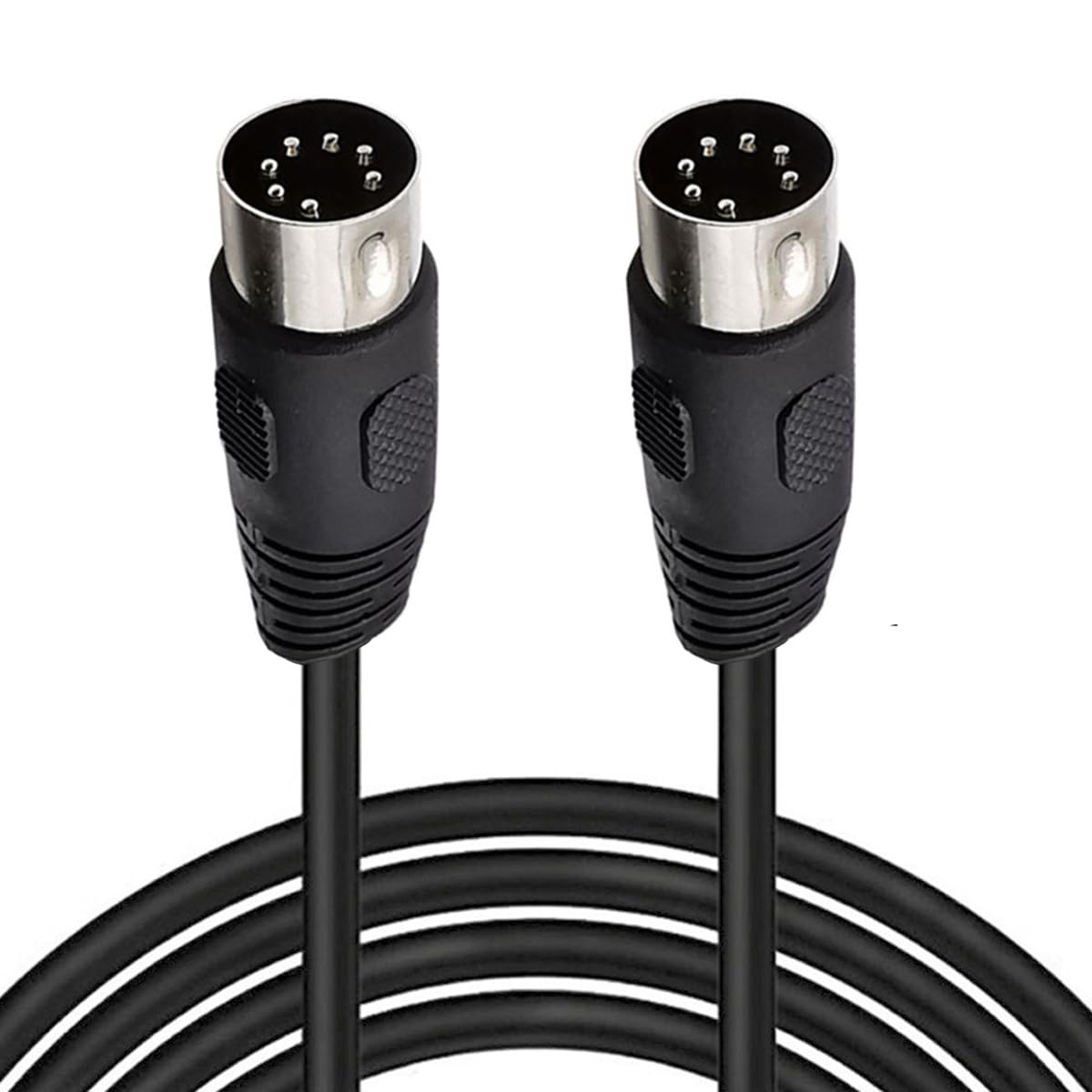 HTGuoji 7 Pin DIN Cable, Din 7 Pin Male to Male Professional Premium Controller Interface Audio Cable for Bang & Olufsen, Naim, Quad Stereo Systems (3 Meter)