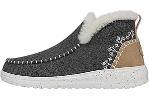 Hey Dude Women's Denny solid Wool Faux