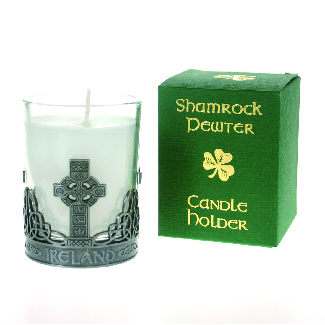 Carrolls Irish Gifts Celtic Cross Candle Holder