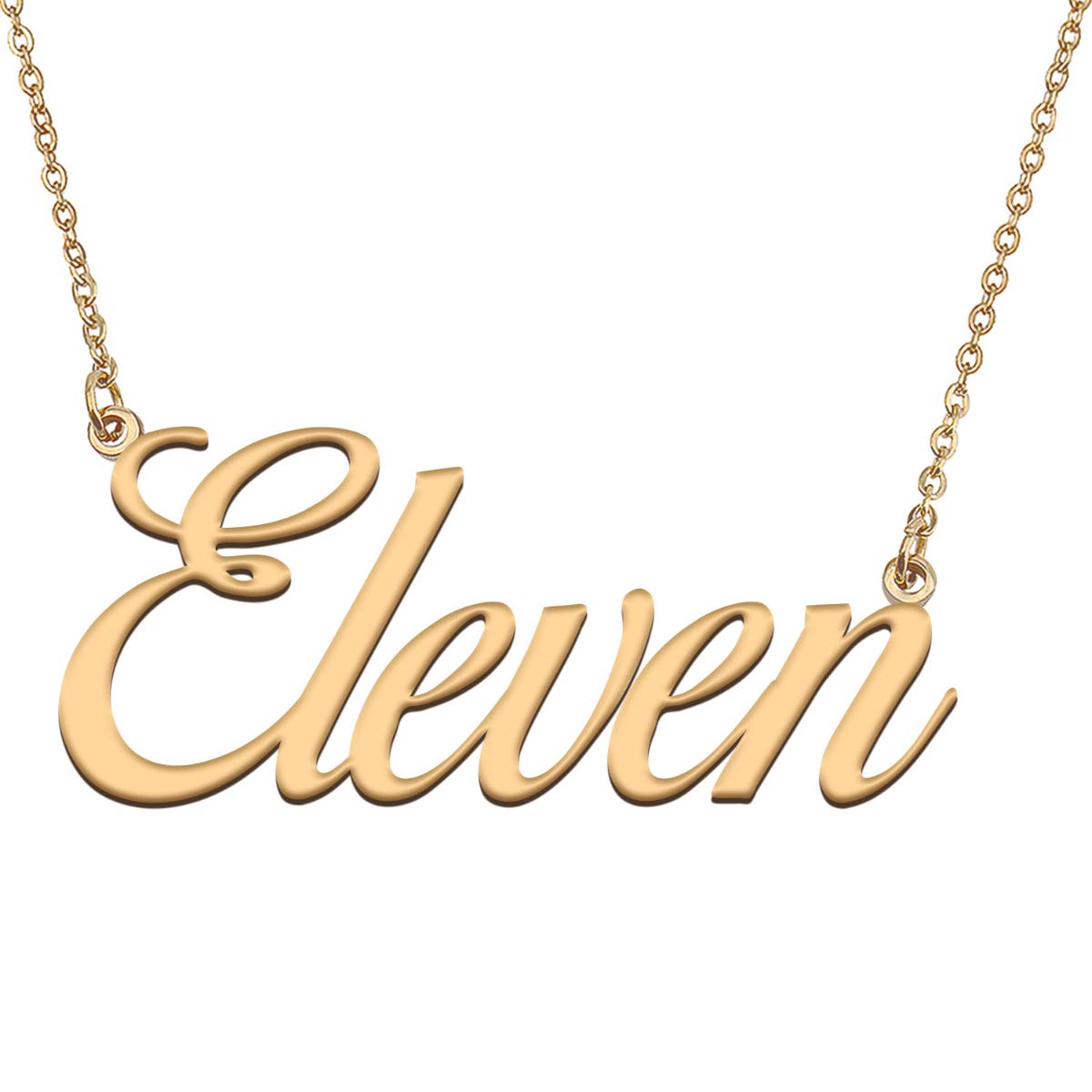 HUAN XUN Customized Custom Simple Any Name Necklace
