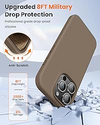 OuXul Designed for iPhone 16 Pro Case,Shockproof